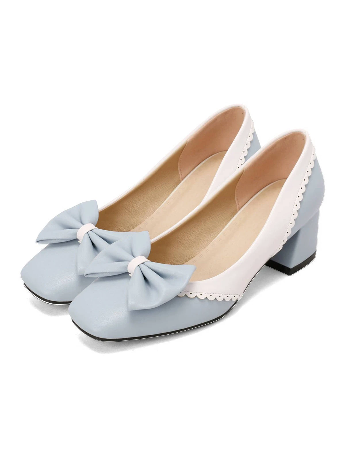 Retro Mary Jane High Heel Shoes - Image 3