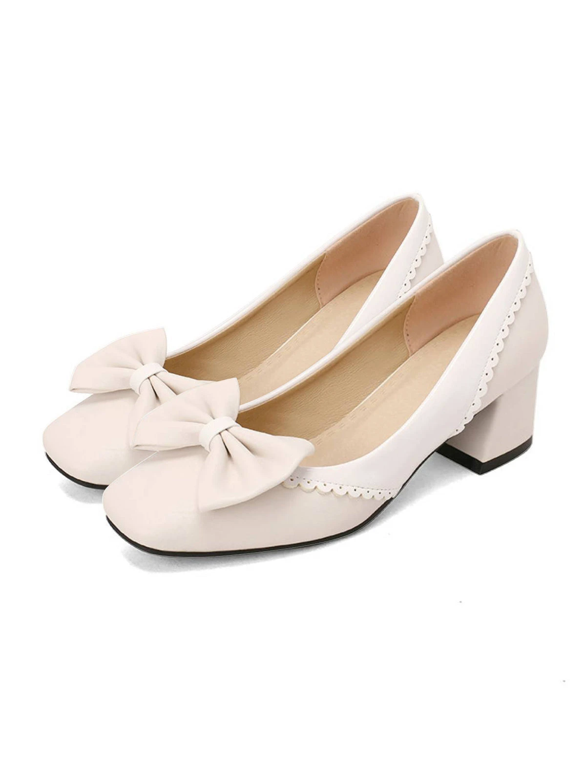 Retro Mary Jane High Heel Shoes - Image 2