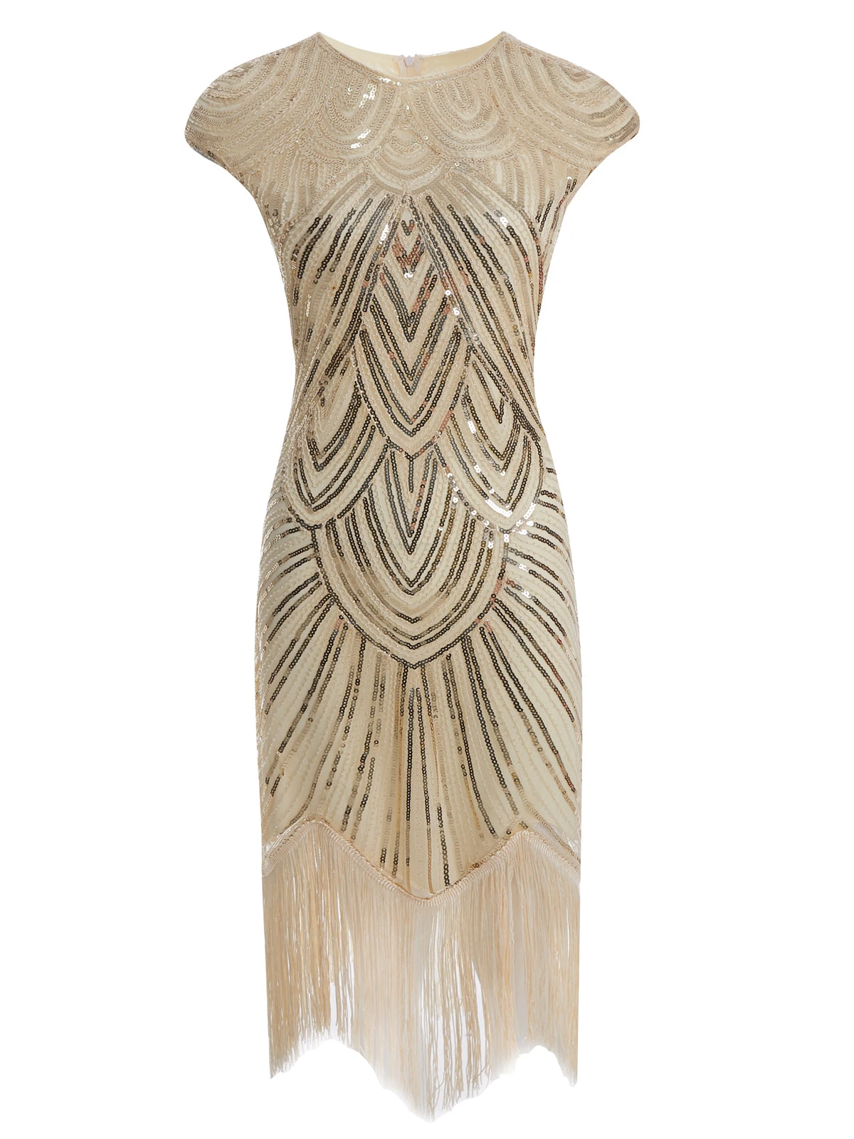 1920s Fringe Flapper Dress - Image 15