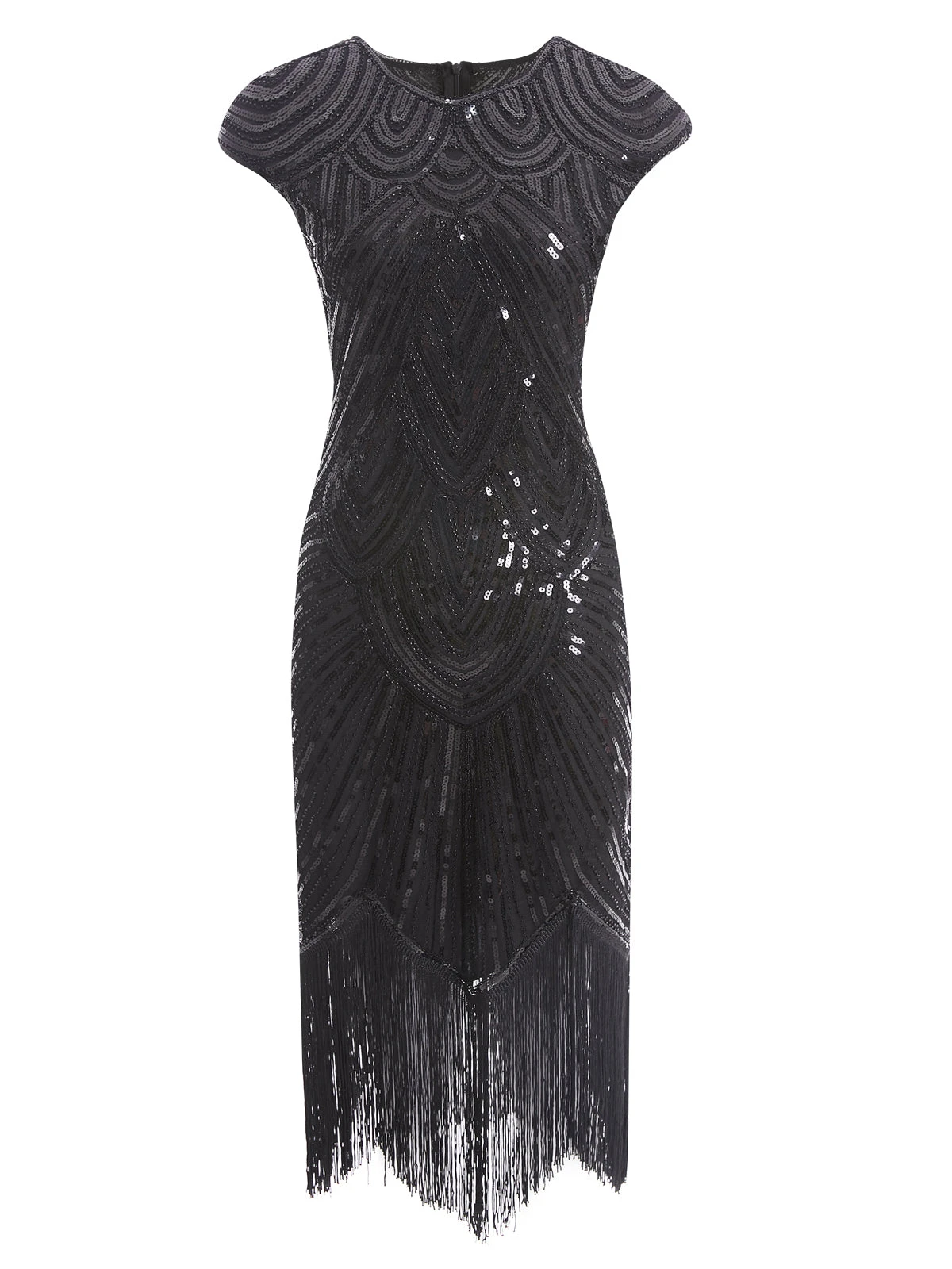 1920s Fringe Flapper Dress - Image 13