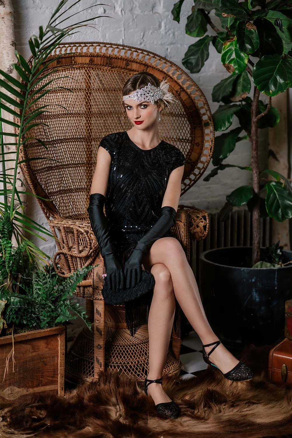 1920s Fringe Flapper Dress - Image 11