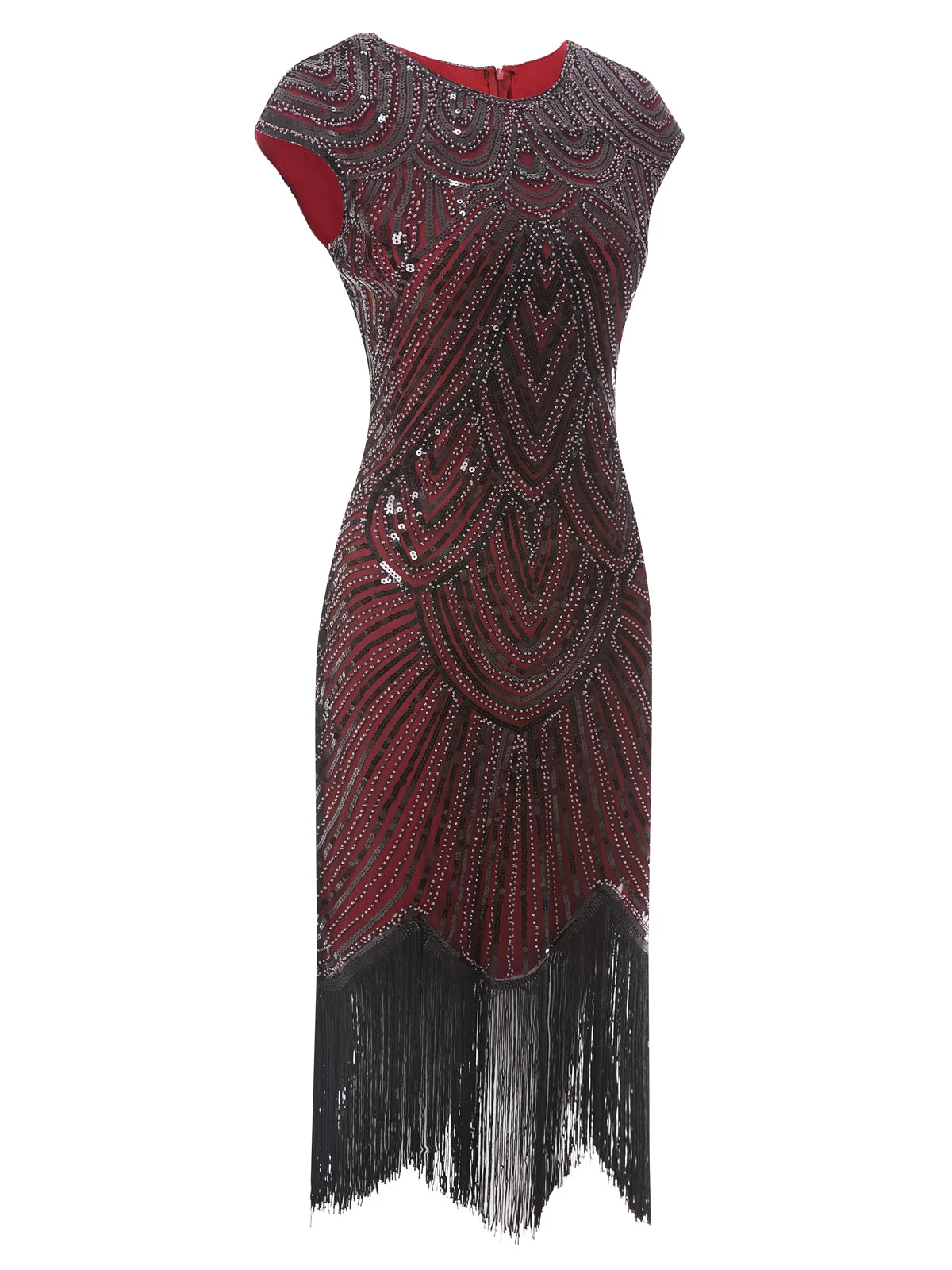 1920s Fringe Flapper Dress - Image 2