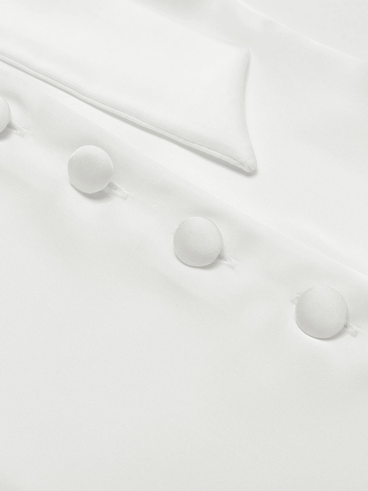 White 1950s White Button Down Shirt - Image 6