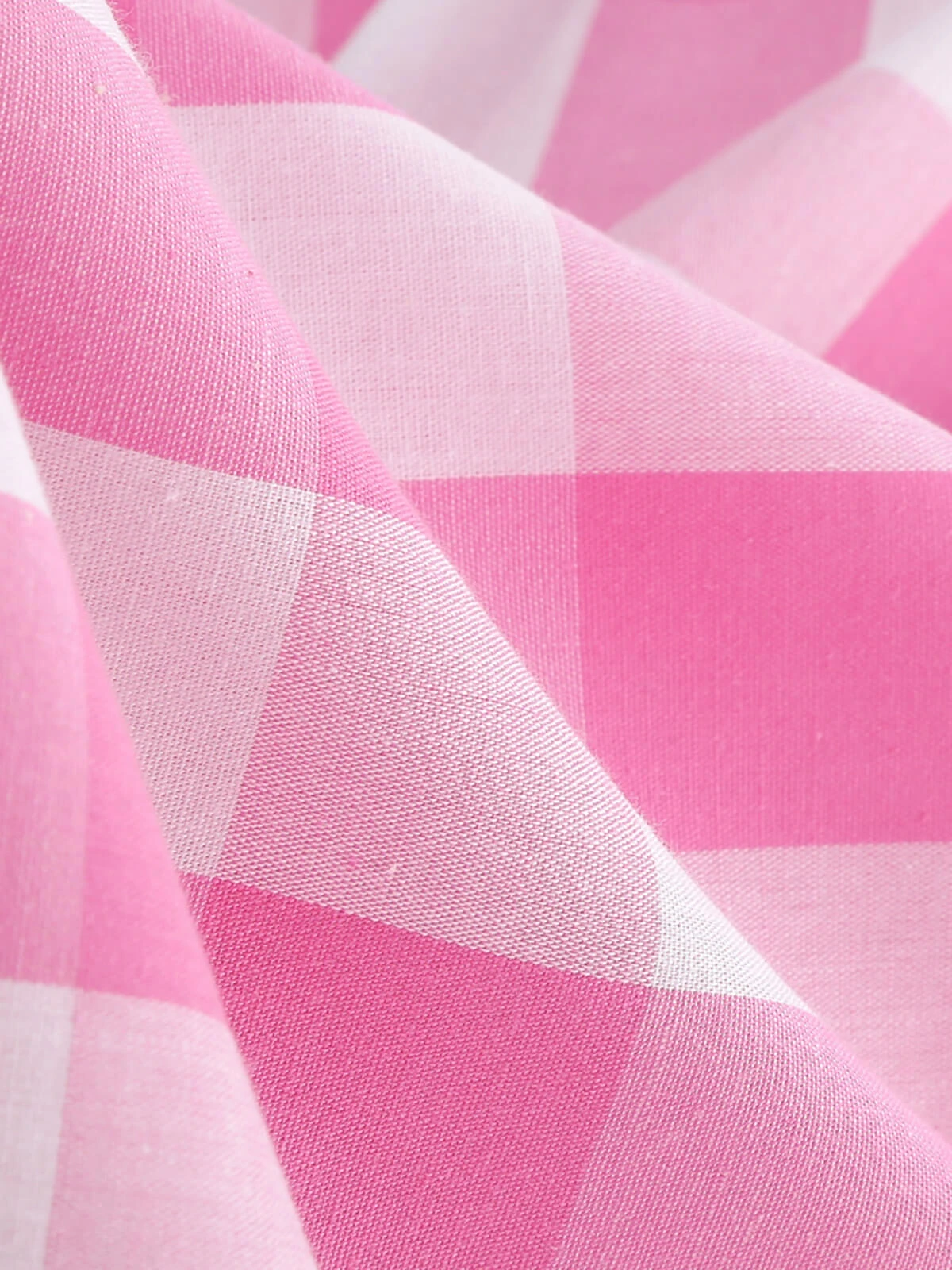 1950s Plaid Bow Lapel Swing Dress - Image 6