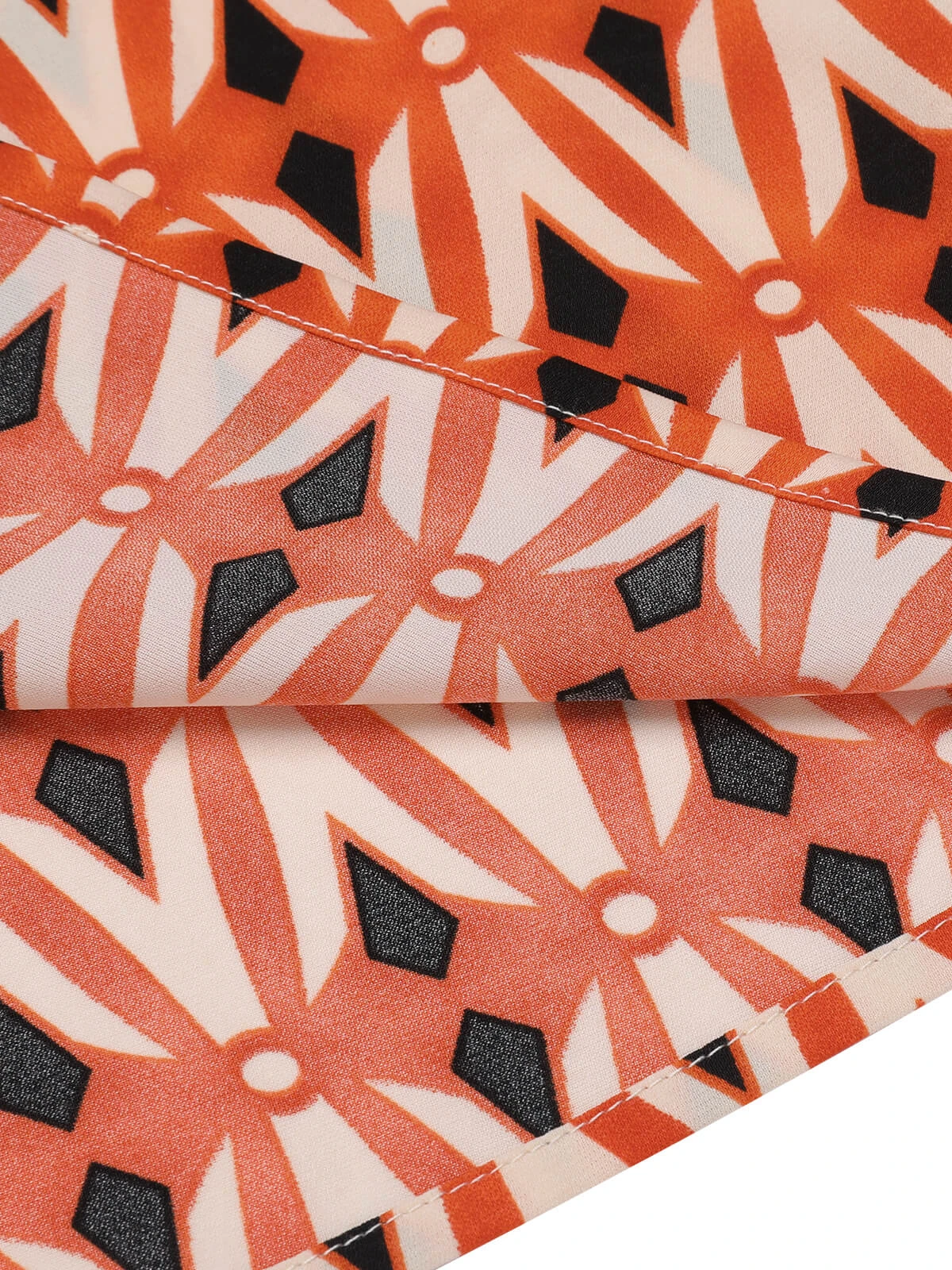 2PCS 1960s Orange Blouse & Tweed Mini Dress - Image 10