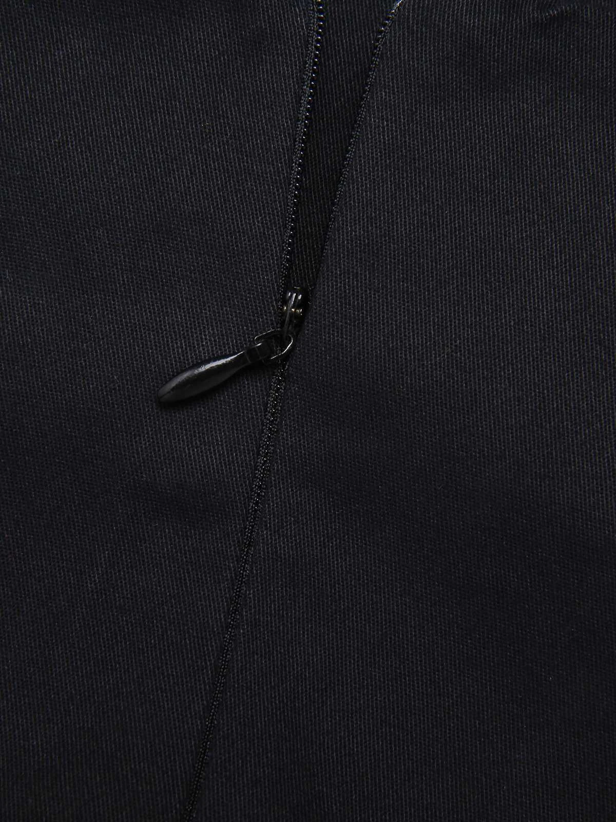 Black & Orange 1950s 3D Butterflys Cloak Dress - Image 6