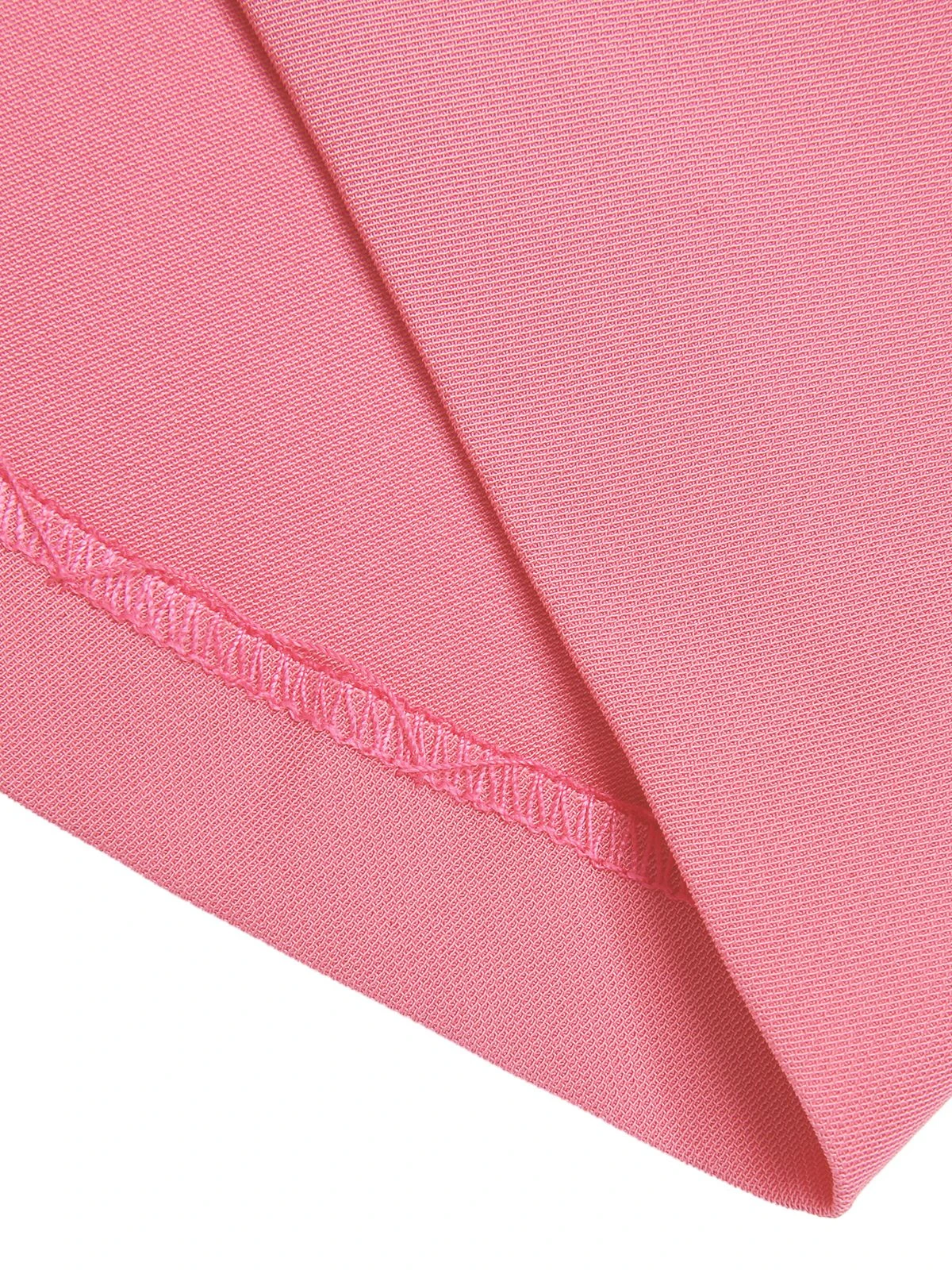 Black & Pink 1960s Bow Waist Patchwork Top - Image 7