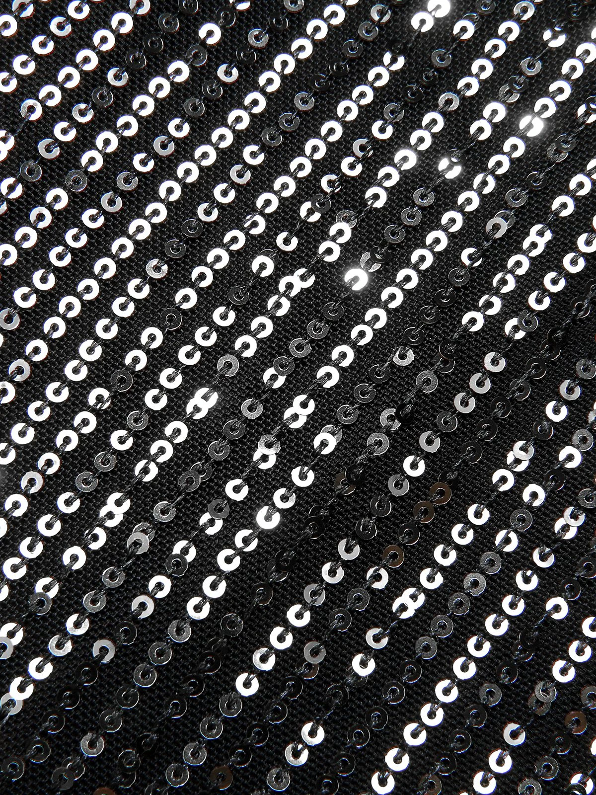 1930s Sequined Shiny Slip Vintage Jumpsuit - Image 6