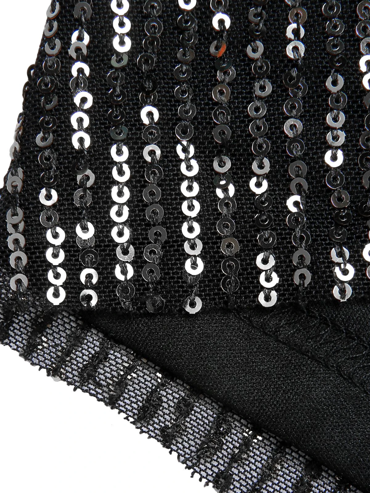 1930s Sequined Shiny Slip Vintage Jumpsuit - Image 7