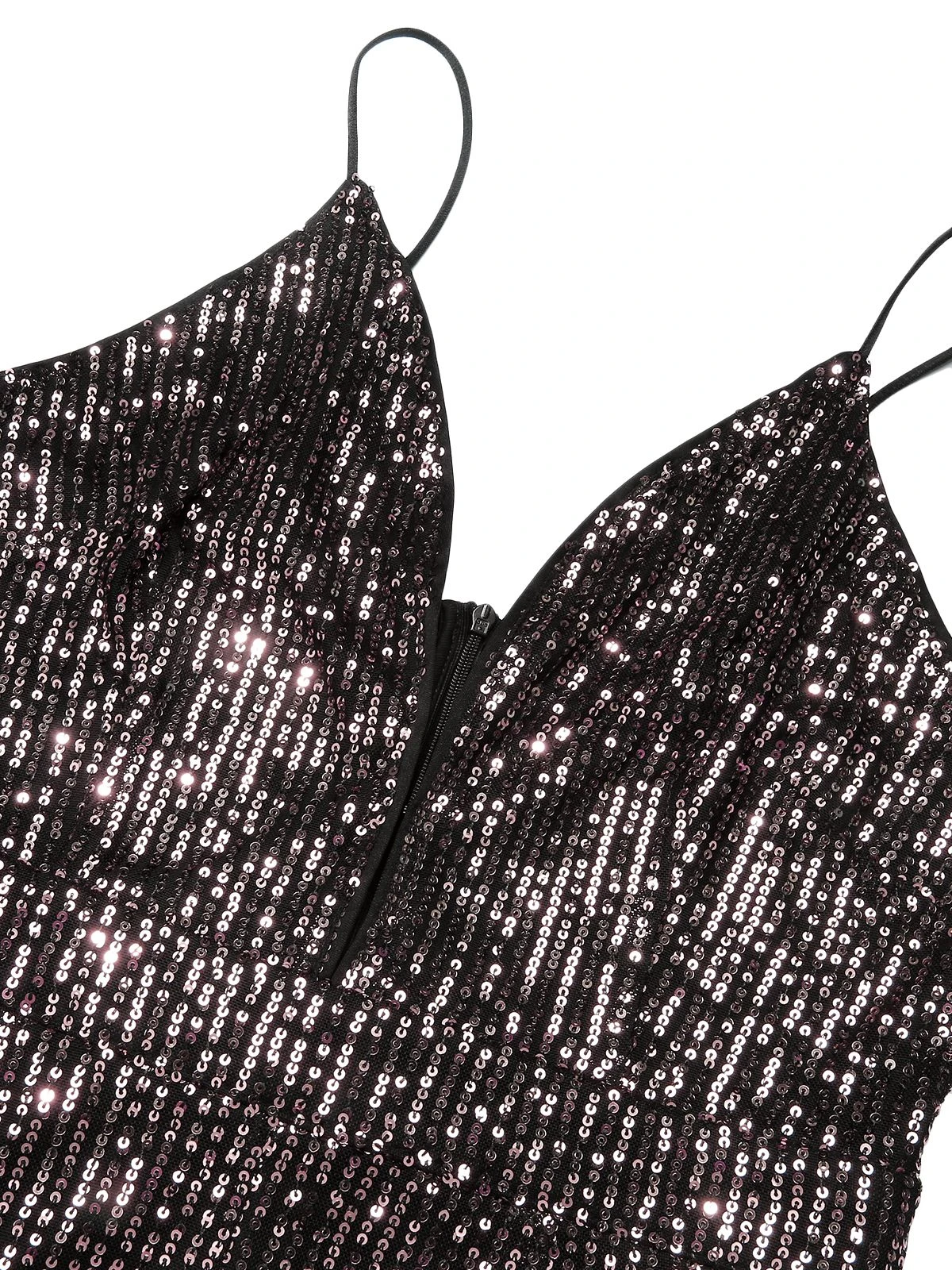 1930s Sequined Shiny Slip Vintage Jumpsuit - Image 12