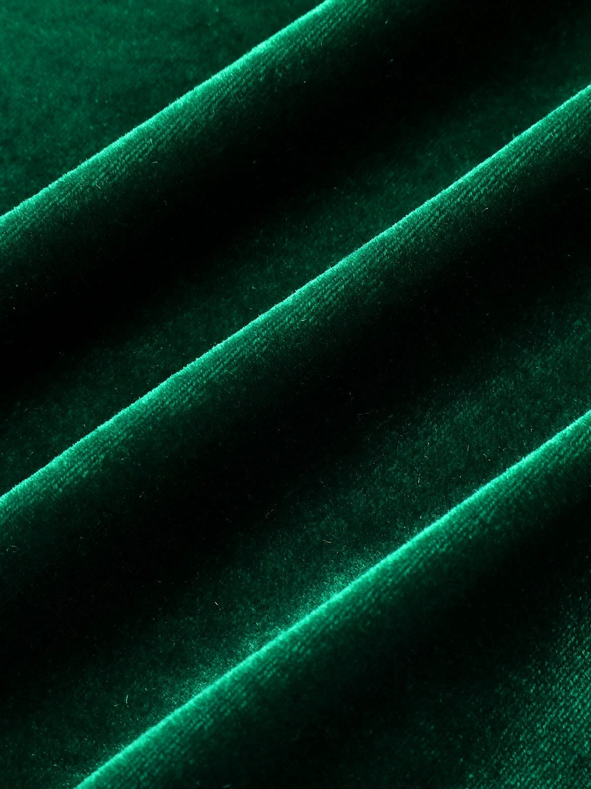 Green 1930s Velvet Off-Shoulder Ruffle-Trim Mermaid Dress - Image 6