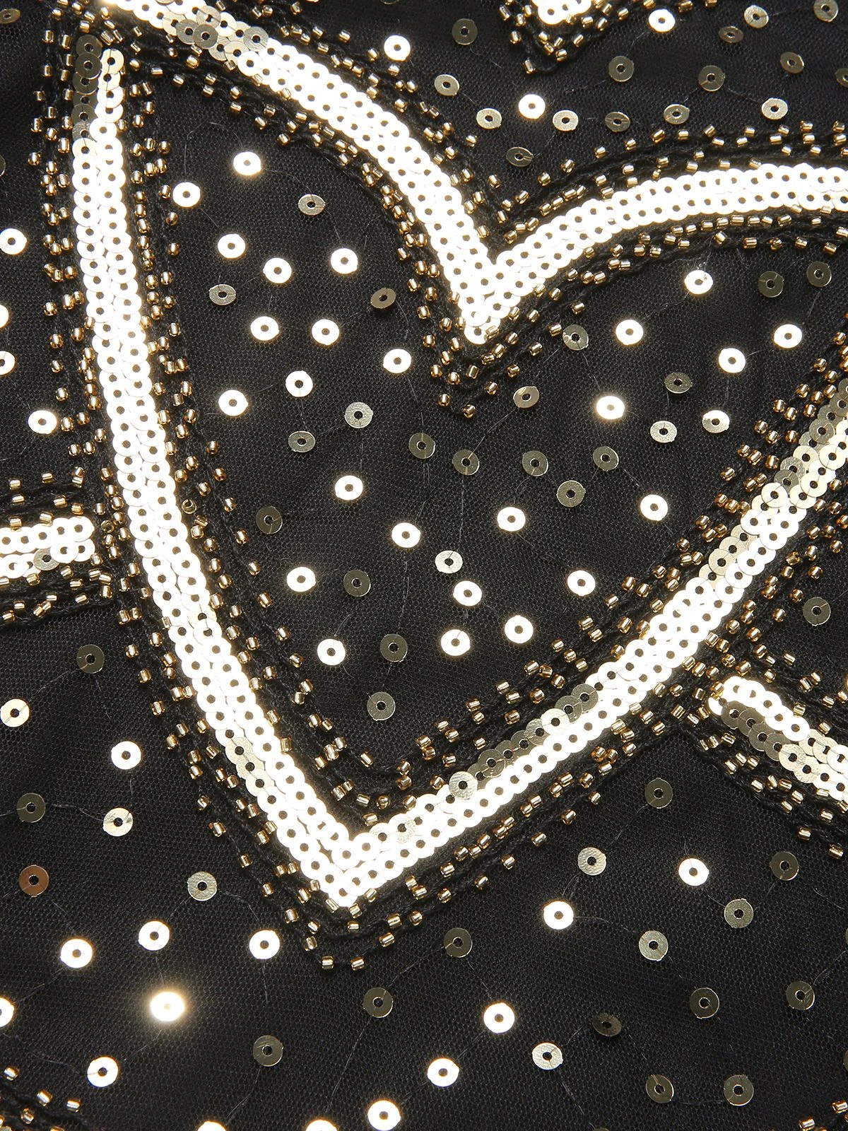 1920s Sequin Beaded Tassel Gastby Dress - Image 8