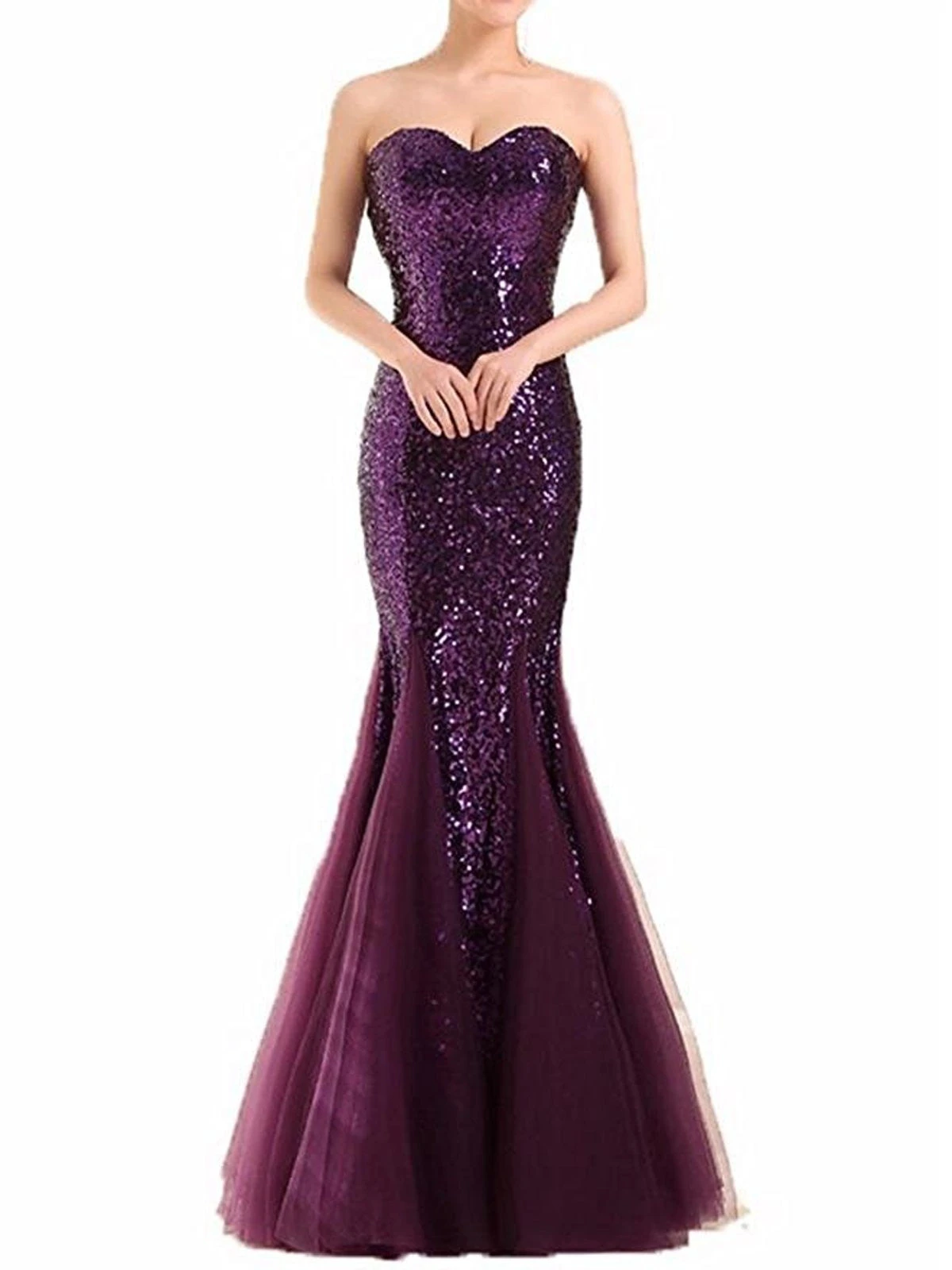 1930s Vintage Sequin Strapless Dress - Image 16