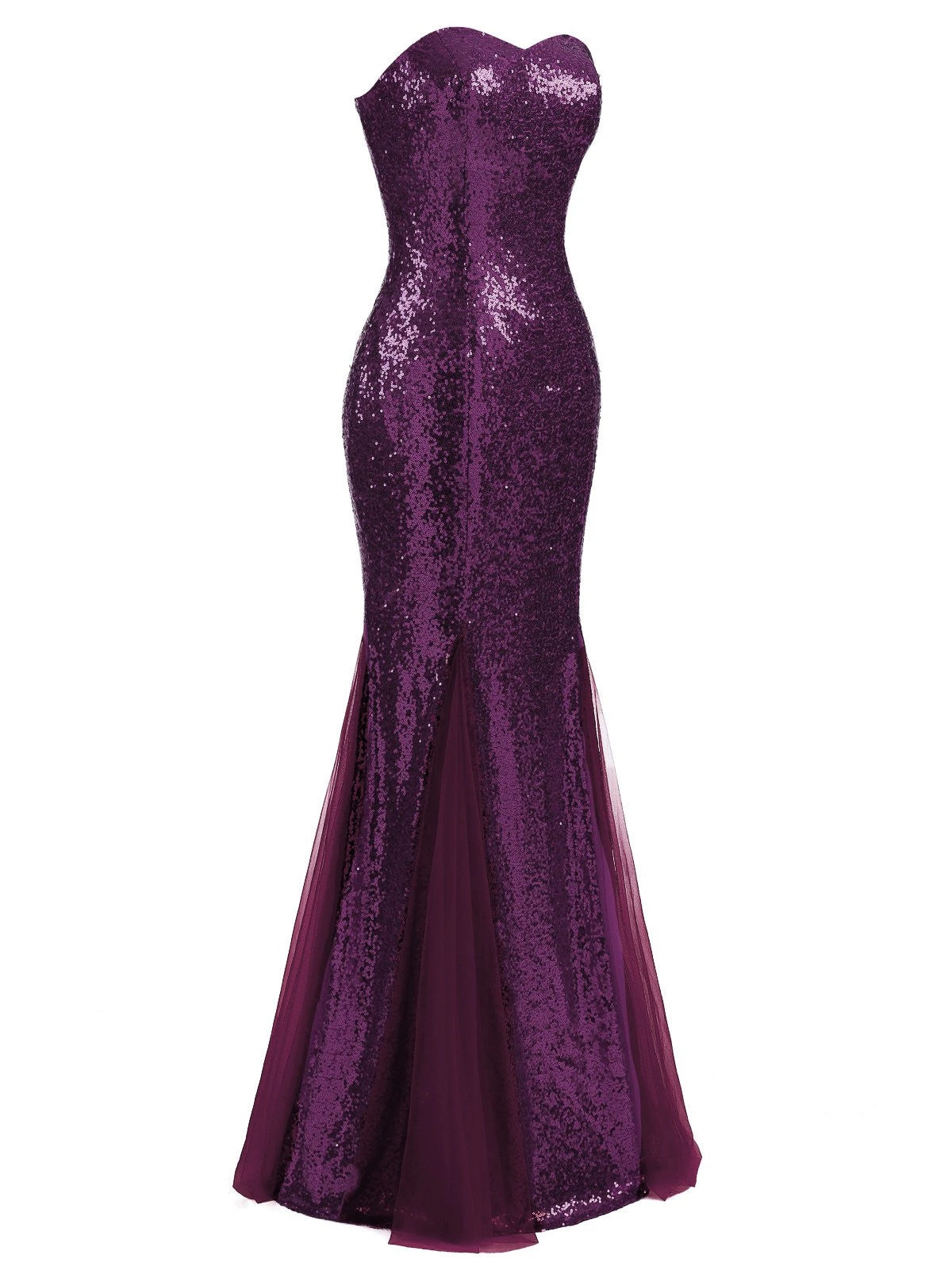 1930s Vintage Sequin Strapless Dress - Image 13