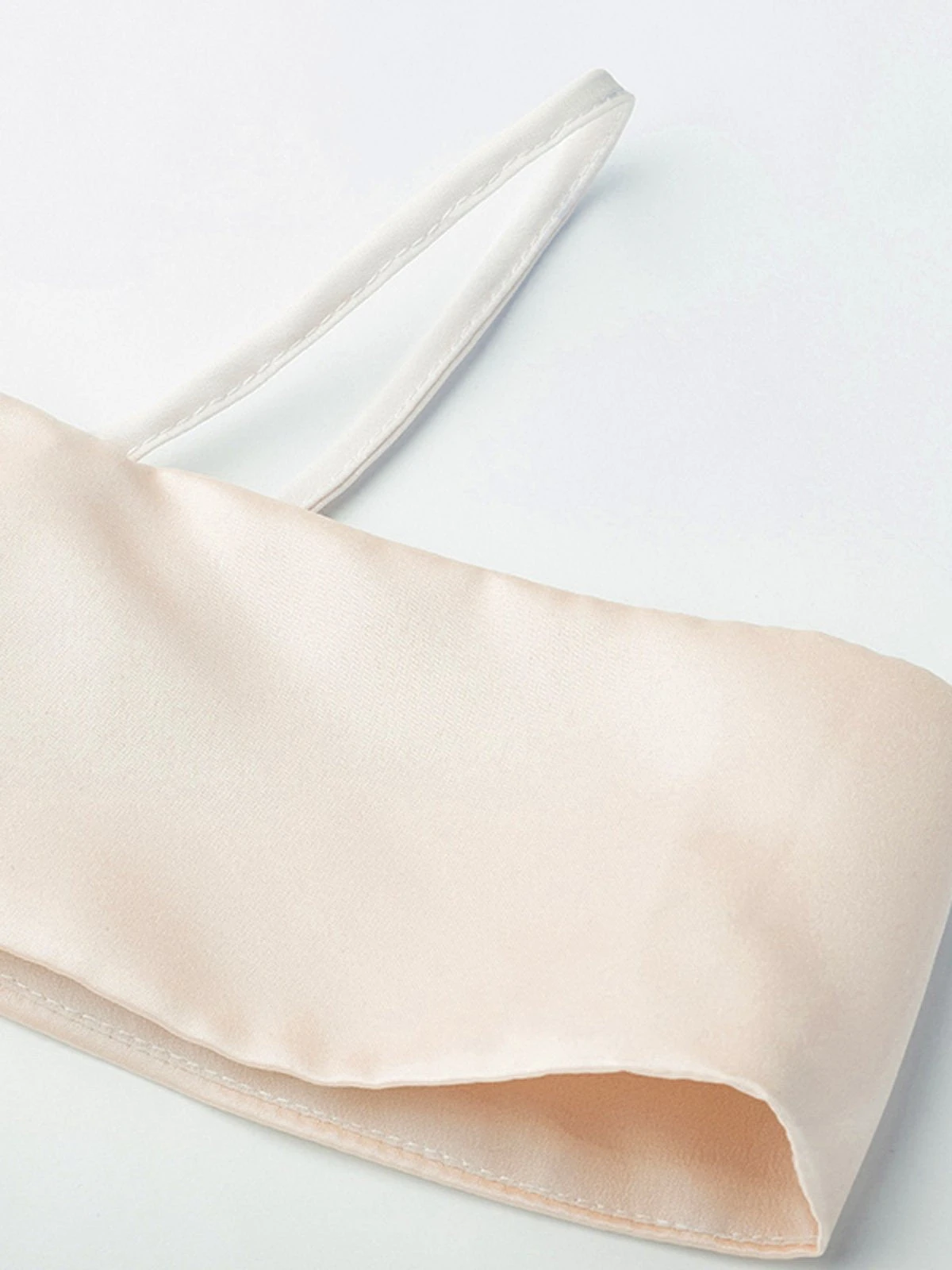 1950s Cold Shoulder Satin Bow Dress - Image 5