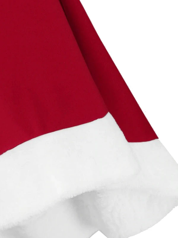 1950s Bowknot Collar Swing Dress - Image 3