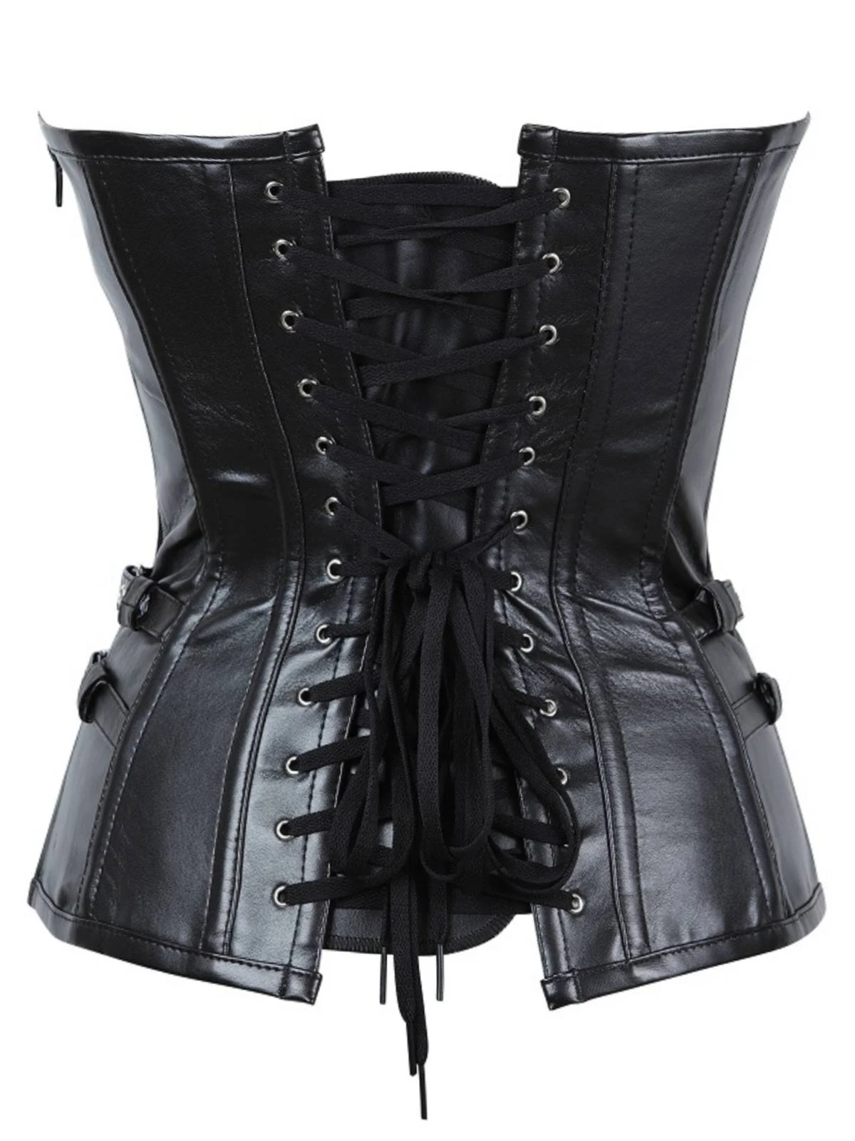 Steampunk Gothic Lace-Up Overbust Corset - Image 3
