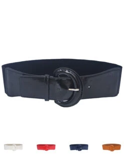 Patent Leather D-Ring Belts