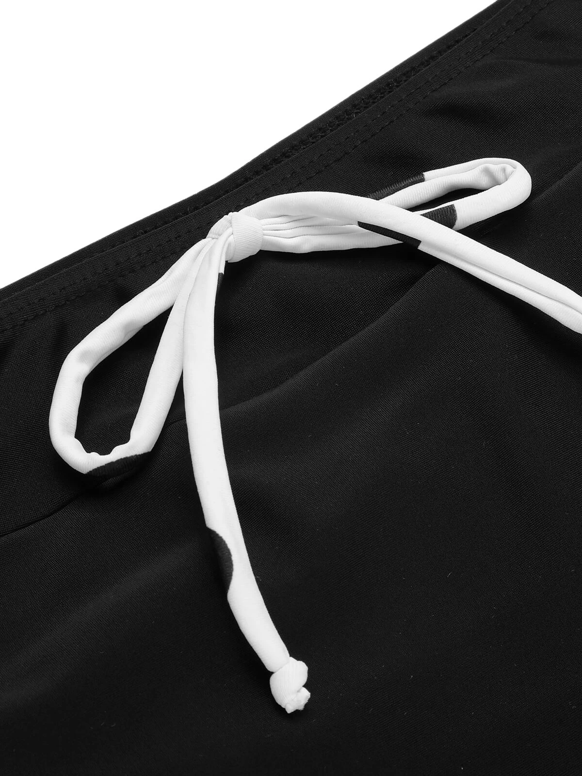 Black White 1950s Dots Layered Strap Swimsuit - Image 7