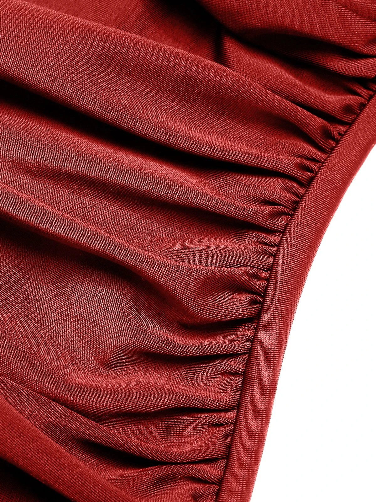 1950s Classic Solid One-Piece Swimsuit - Image 13