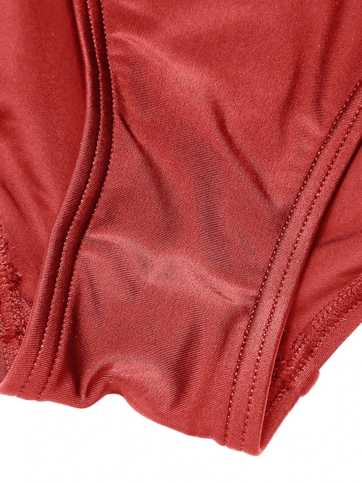 1950s Classic Solid One-Piece Swimsuit - Image 14