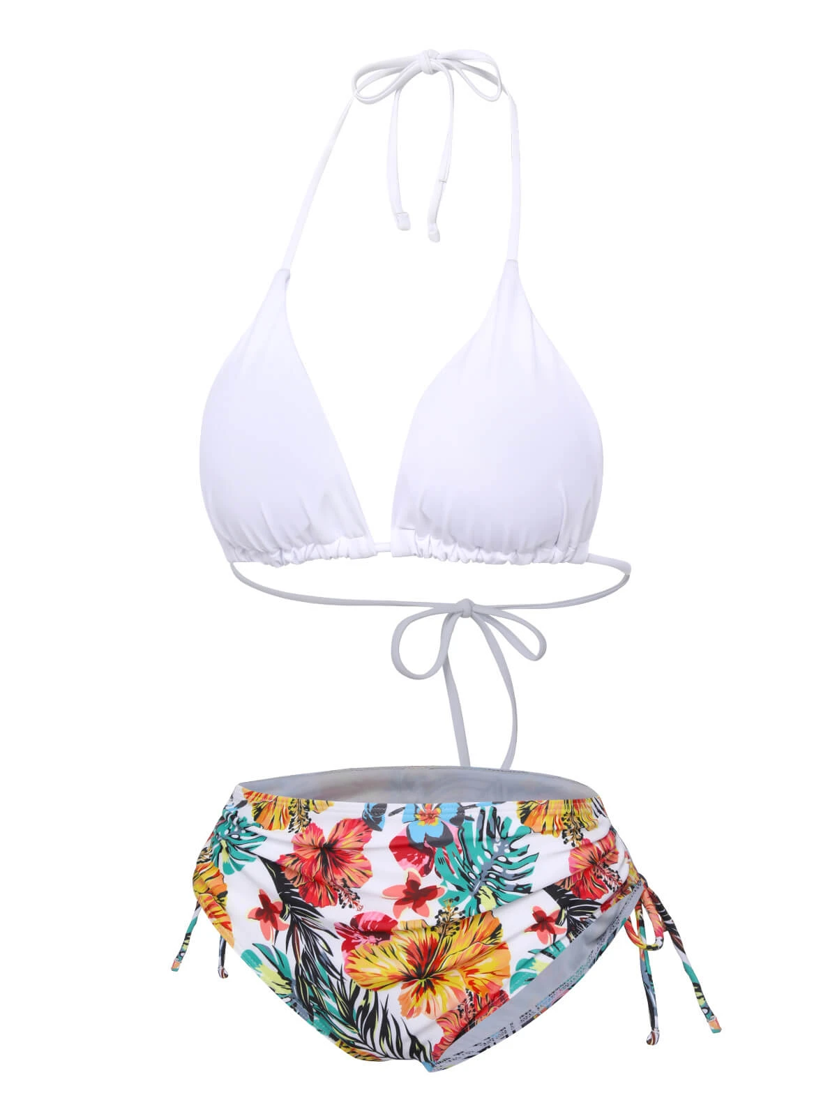 1960s Tropical Halter Bikini Set & Cover-Up - Image 13