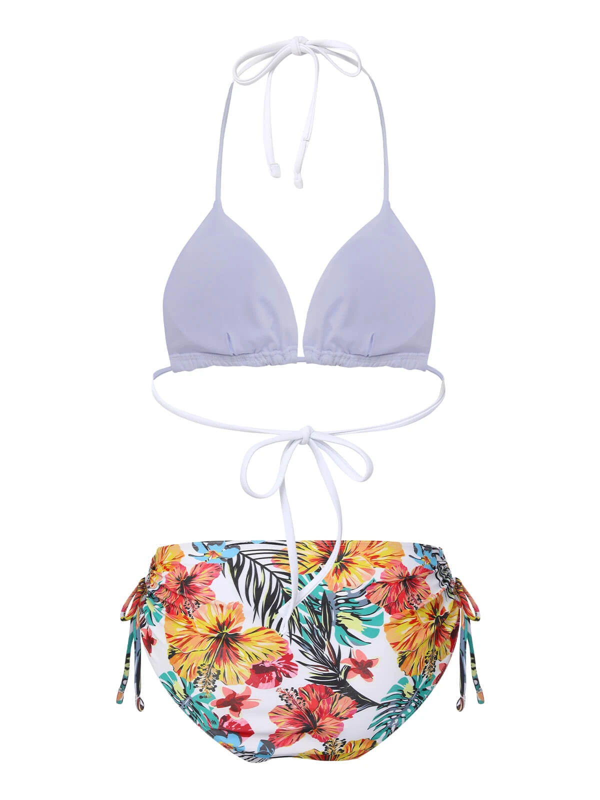 1960s Tropical Halter Bikini Set & Cover-Up - Image 14