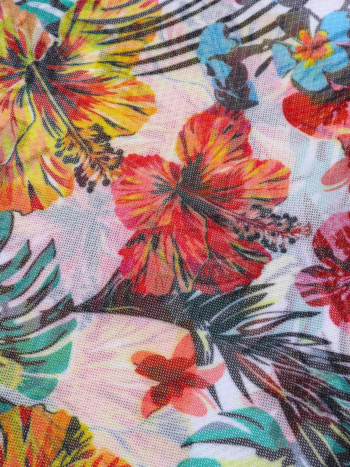 1960s Tropical Halter Bikini Set & Cover-Up - Image 16