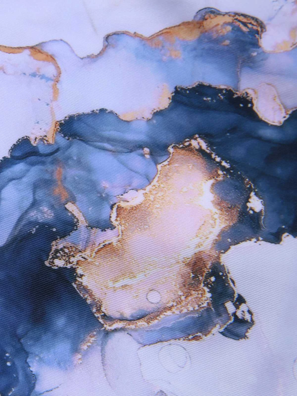 1960s Print Spaghetti Strap Swimsuit - Image 8