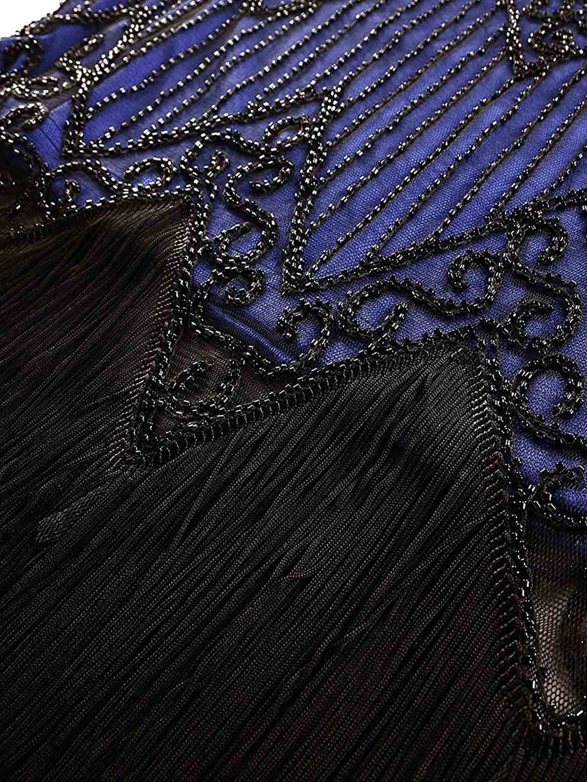 1920s Sequin Art Deco Flapper Dress - Image 9